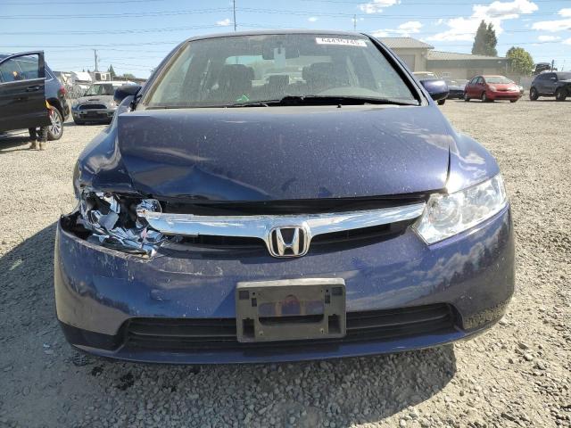 1HGFA16587L011662 - 2007 HONDA CIVIC LX BLUE photo 5