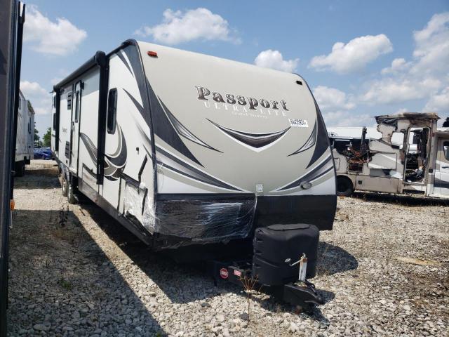 4YDT33227JK411676 - 2018 KEYSTONE PASSPORT WHITE photo 1