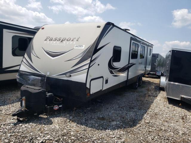 4YDT33227JK411676 - 2018 KEYSTONE PASSPORT WHITE photo 2