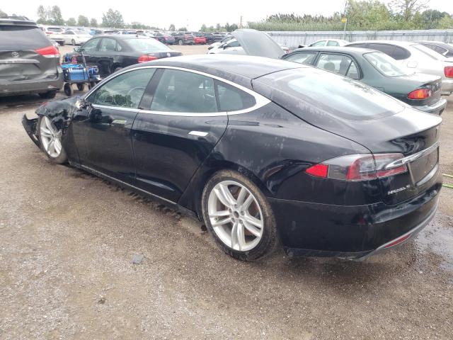 5YJSA1E26FF102967 - 2015 TESLA MODEL S Чорний фото 2