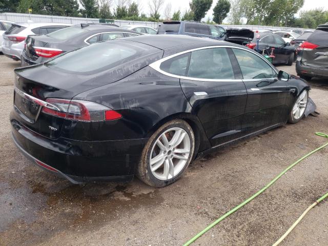 5YJSA1E26FF102967 - 2015 TESLA MODEL S Чорний фото 3