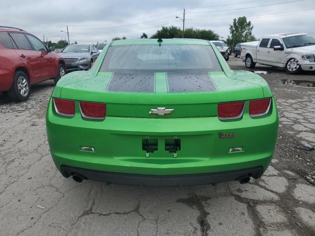 2G1FA1ED0B9156839 - 2011 CHEVROLET CAMARO LS GREEN photo 6