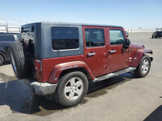 1J4GB59147L136376 - 2007 JEEP WRANGLER SAHARA BURGUNDY photo 3