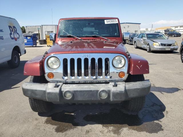 1J4GB59147L136376 - 2007 JEEP WRANGLER SAHARA BURGUNDY photo 5