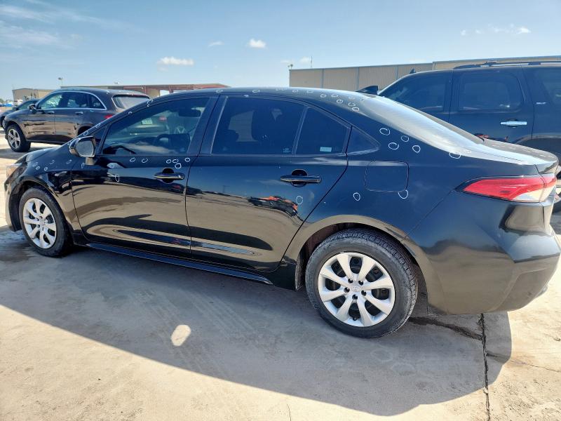 5YFEPMAE4MP233443 - 2021 TOYOTA COROLLA LE BLACK photo 2