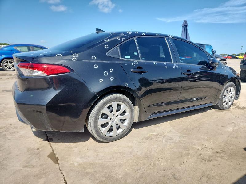 5YFEPMAE4MP233443 - 2021 TOYOTA COROLLA LE BLACK photo 3