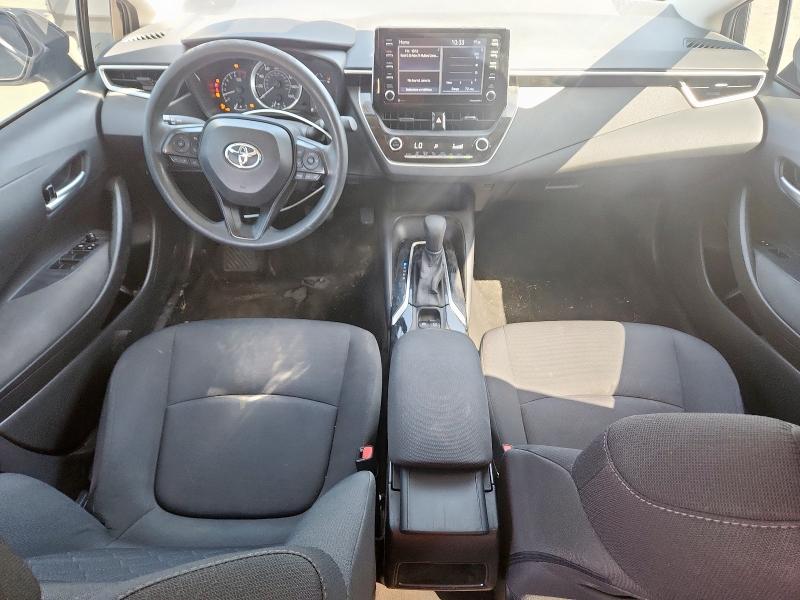 5YFEPMAE4MP233443 - 2021 TOYOTA COROLLA LE BLACK photo 8