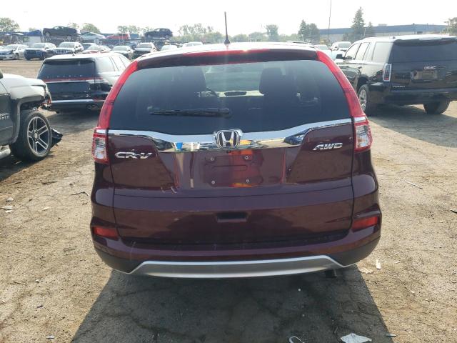 2HKRM4H55GH683975 - 2016 HONDA CR-V EX RED photo 6