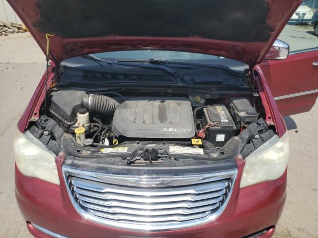 2C4RC1CG8CR175023 - 2012 CHRYSLER TOWN & COU TOURING L BURGUNDY photo 12