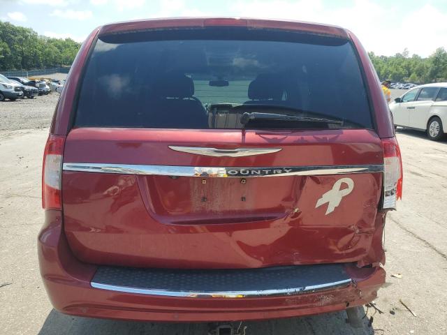 2C4RC1CG8CR175023 - 2012 CHRYSLER TOWN & COU TOURING L BURGUNDY photo 6