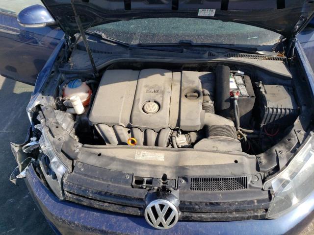 3VWKX7AJ7BM654043 - 2011 VOLKSWAGEN JETTA S 蓝色 照片 11