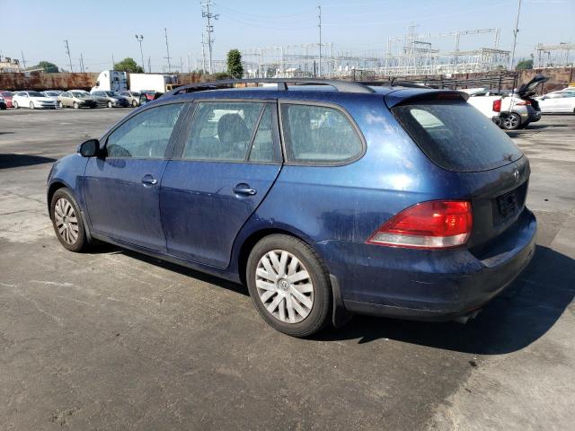 3VWKX7AJ7BM654043 - 2011 VOLKSWAGEN JETTA S 蓝色 照片 2