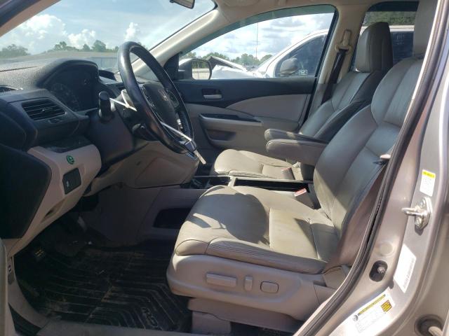 2HKRM4H76CH633548 - 2012 HONDA CR-V EXL SILVER photo 7