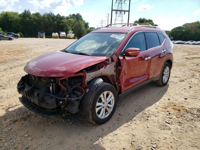 KNMAT2MTXFP591143 - 2015 NISSAN ROGUE S RED photo 1