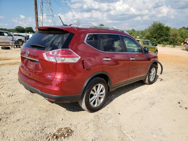 KNMAT2MTXFP591143 - 2015 NISSAN ROGUE S RED photo 3