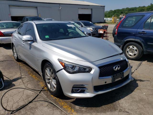 JN1BV7AR2EM701321 - 2014 INFINITI Q50 BASE SILVER photo 4