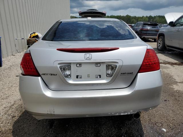 1HGCM56877A044904 - 2007 HONDA ACCORD EX SILVER photo 6