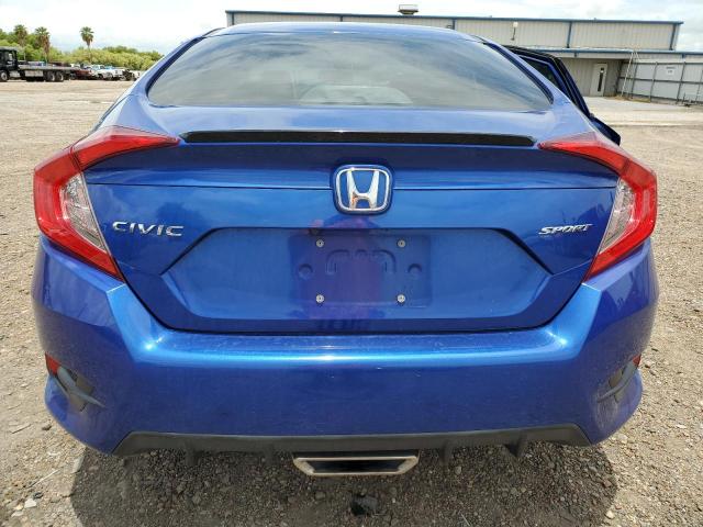 2HGFC2F88MH505071 - 2021 HONDA CIVIC SPORT BLUE photo 6