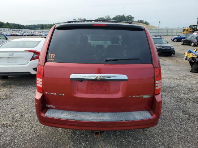 2A8HR54139R676351 - 2009 CHRYSLER TOWN & COU TOURING RED photo 6