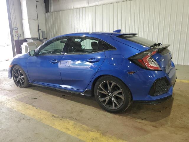 SHHFK7H42JU421823 - 2018 HONDA CIVIC SPORT Bleu photo 2