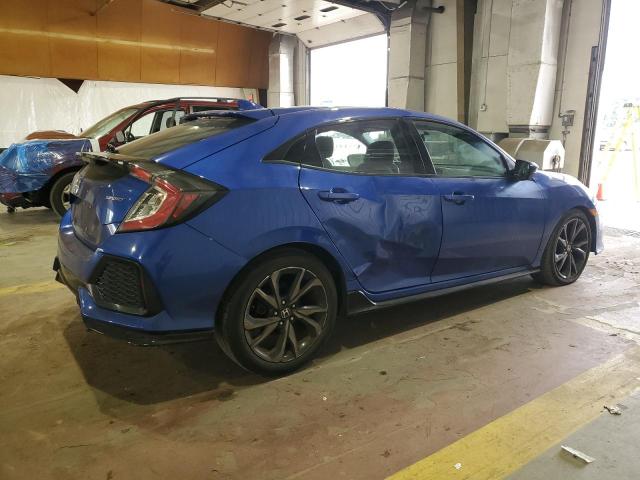 SHHFK7H42JU421823 - 2018 HONDA CIVIC SPORT Bleu photo 3
