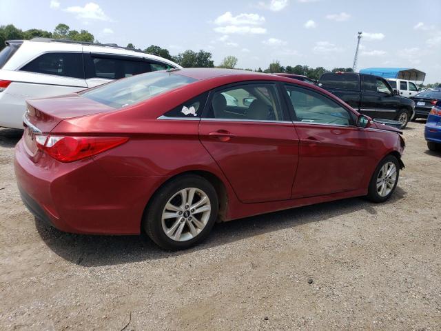 5NPEB4AC7EH946963 - 2014 HYUNDAI SONATA GLS RED photo 3