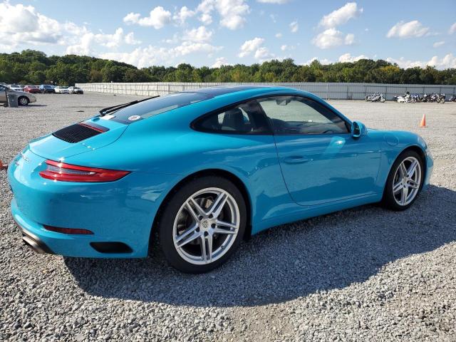 WP0AA2A91KS104143 - 2019 PORSCHE 911 CARRERA TURQUOISE photo 3