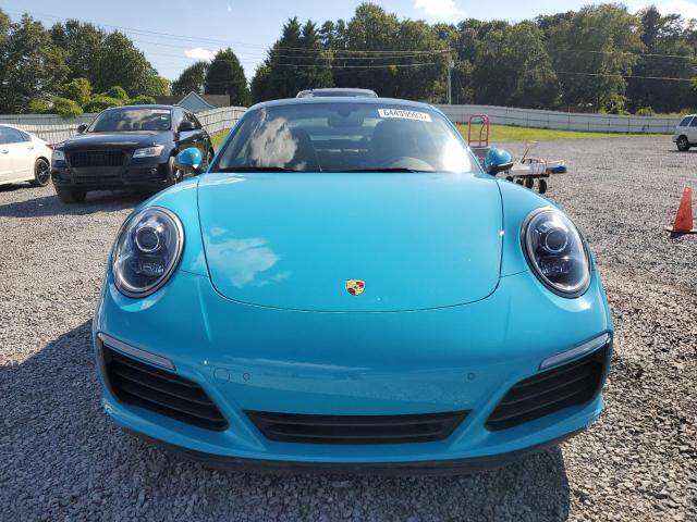 WP0AA2A91KS104143 - 2019 PORSCHE 911 CARRERA TURQUOISE photo 5