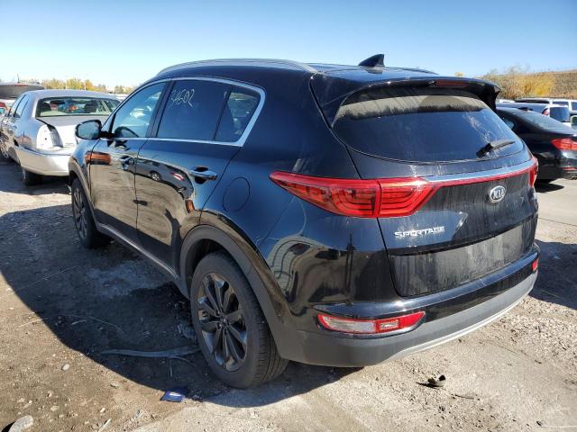 KNDPNCAC8J7452393 - 2018 KIA SPORTAGE EX BLACK photo 3