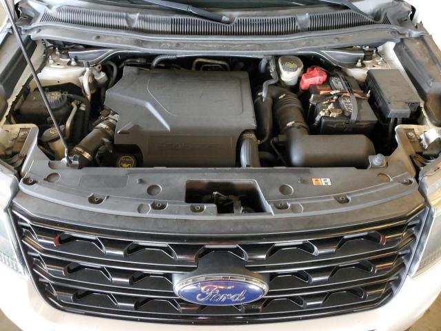 1FM5K8GT1GGC72455 - 2016 FORD EXPLORER SPORT WHITE photo 12