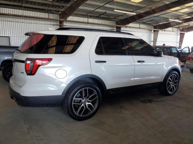 1FM5K8GT1GGC72455 - 2016 FORD EXPLORER SPORT WHITE photo 3