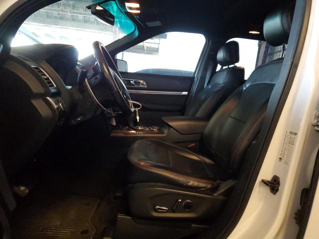 1FM5K8GT1GGC72455 - 2016 FORD EXPLORER SPORT WHITE photo 7