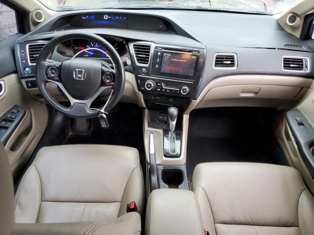 19XFB2F96FE083469 - 2015 HONDA CIVIC EXL BURGUNDY photo 8