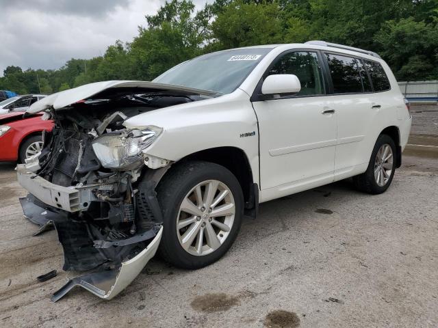 JTEEW44A892032254 - 2009 TOYOTA HIGHLANDER HYBRID LIMITED WHITE photo 1