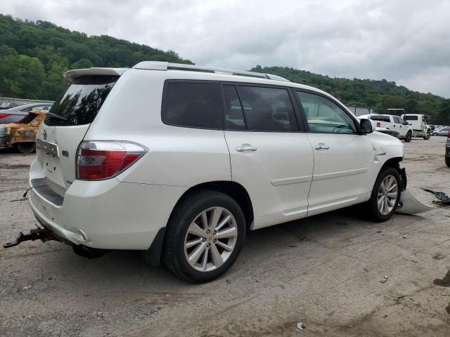 JTEEW44A892032254 - 2009 TOYOTA HIGHLANDER HYBRID LIMITED WHITE photo 3