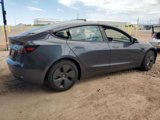 5YJ3E1EA7NF153277 - 2022 TESLA MODEL 3 ნაცრისფერი ფოტო 3