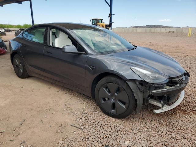 5YJ3E1EA7NF153277 - 2022 TESLA MODEL 3 ნაცრისფერი ფოტო 4