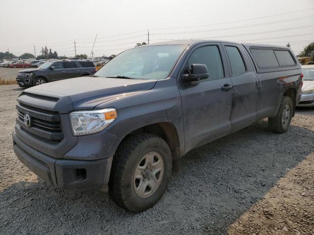 5TFCY5F1XFX018038 - 2015 TOYOTA TUNDRA DOUBLE CAB SR/SR5 GRAY photo 1