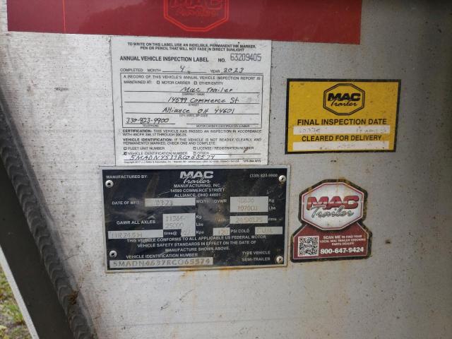 5MADN4537RC065574 - 2024 MAC DUMP TRAIL 黑色 照片 10