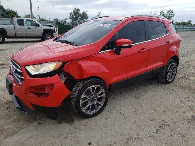 MAJ6S3KL0KC296173 - 2019 FORD ECOSPORT TITANIUM RED photo 1