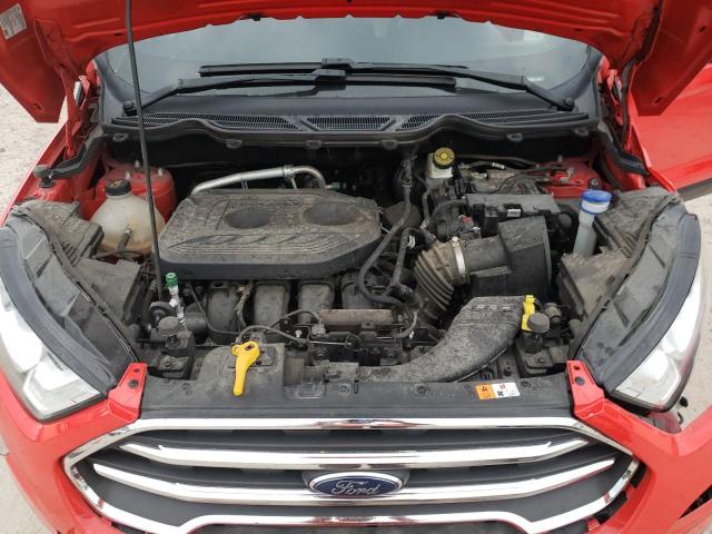 MAJ6S3KL0KC296173 - 2019 FORD ECOSPORT TITANIUM RED photo 12