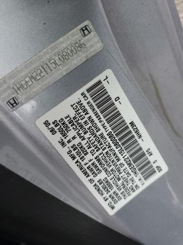 1HGEM22115L080086 - 2005 HONDA CIVIC DX VP Gümüş foto 12