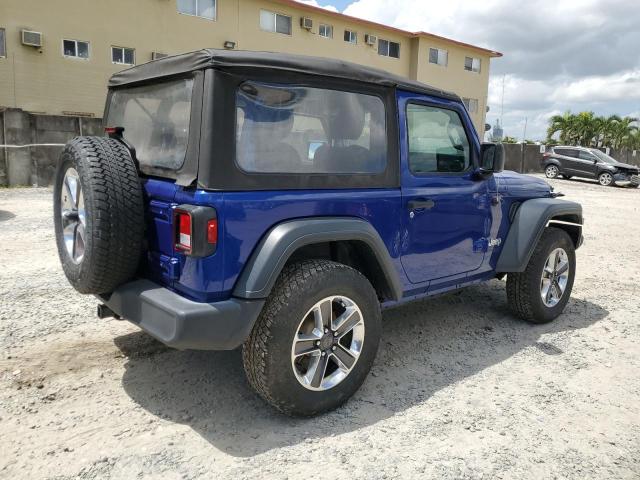 1C4GJXAG9KW536929 - 2019 JEEP WRANGLER SPORT BLUE photo 3