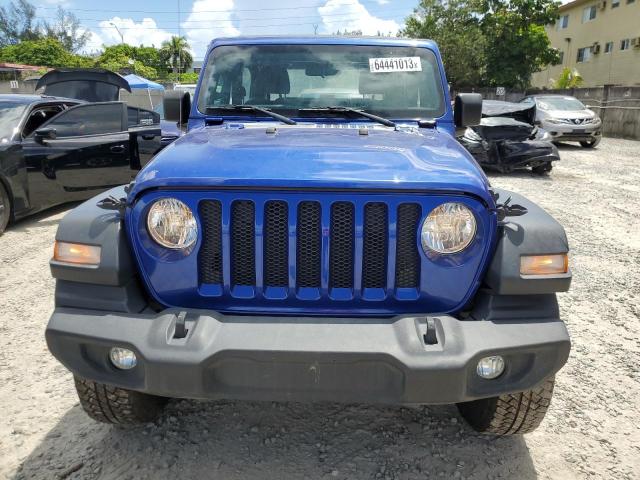 1C4GJXAG9KW536929 - 2019 JEEP WRANGLER SPORT BLUE photo 5