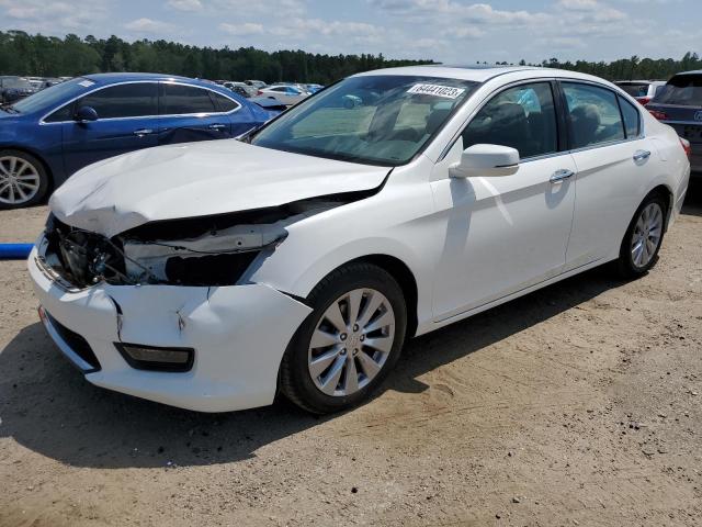 1HGCR3F82FA031627 - 2015 HONDA ACCORD EXL WHITE photo 1