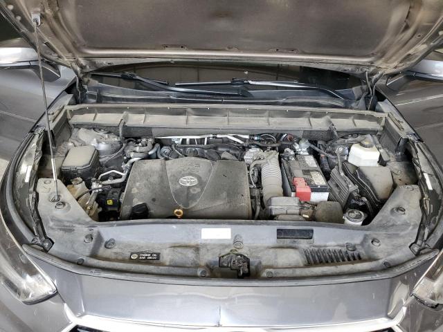 5TDHZRAHXNS558699 - 2022 TOYOTA HIGHLANDER XLE ნაცრისფერი ფოტო 12