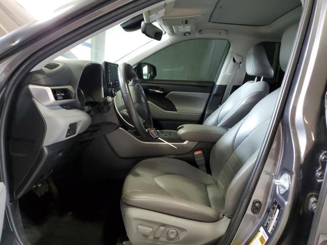 5TDHZRAHXNS558699 - 2022 TOYOTA HIGHLANDER XLE ნაცრისფერი ფოტო 7