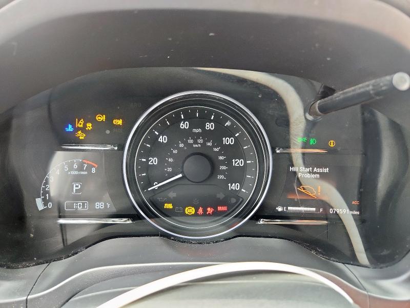 3CZRU5H73NM718814 - 2022 HONDA HR-V EXL BLACK photo 9