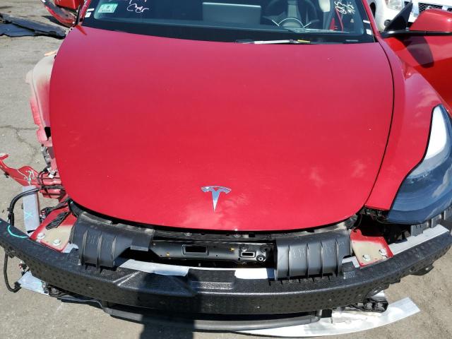 5YJ3E1EA8NF288333 - 2022 TESLA MODEL 3 RED photo 11