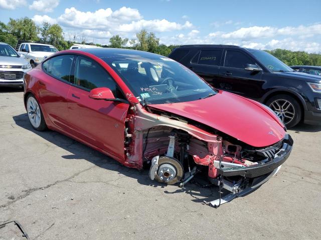 5YJ3E1EA8NF288333 - 2022 TESLA MODEL 3 RED photo 4